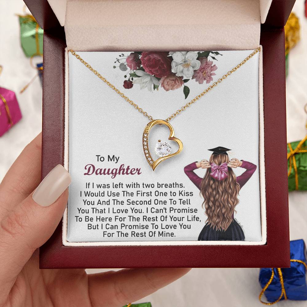 Graduation Gift For Daughter Graduation Day Necklace 1 Forever Love Necklace