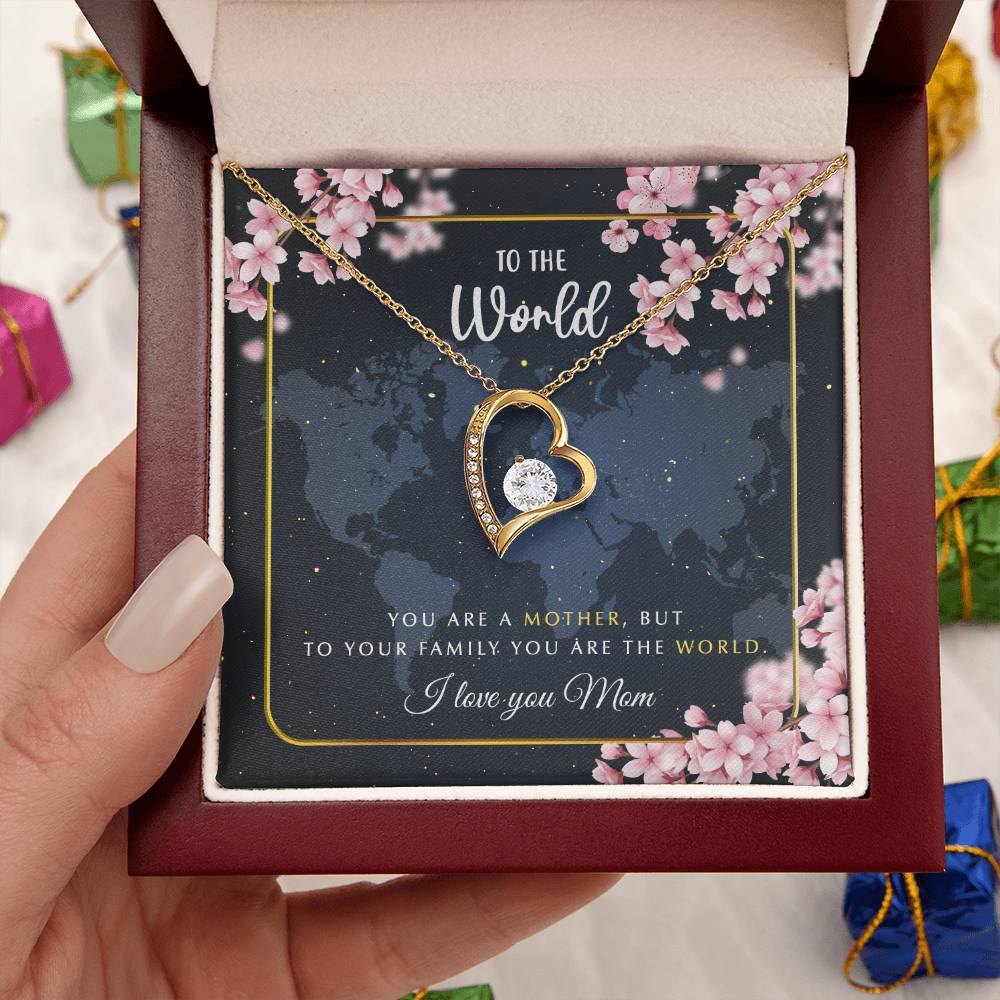 To The World Necklace Forever Love Necklace