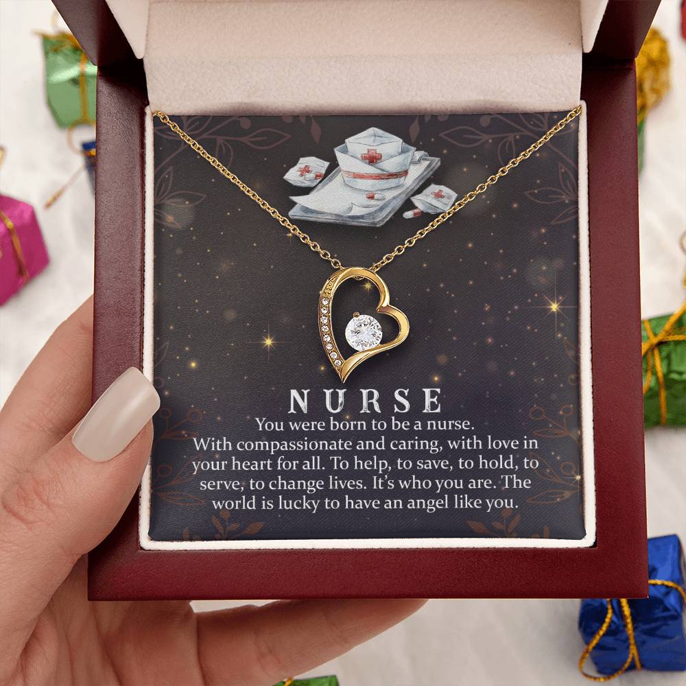 To My Nurse Stethoscope Necklace Nursing Necklace Nurse Graduation Gift For Nurse Nursing Student Gift For New Nurse Gift Ideas Forever Love Necklace