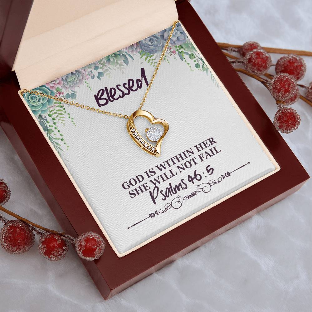 Psalms 465 God's Promise Necklace 2 1 Forever Love Necklace