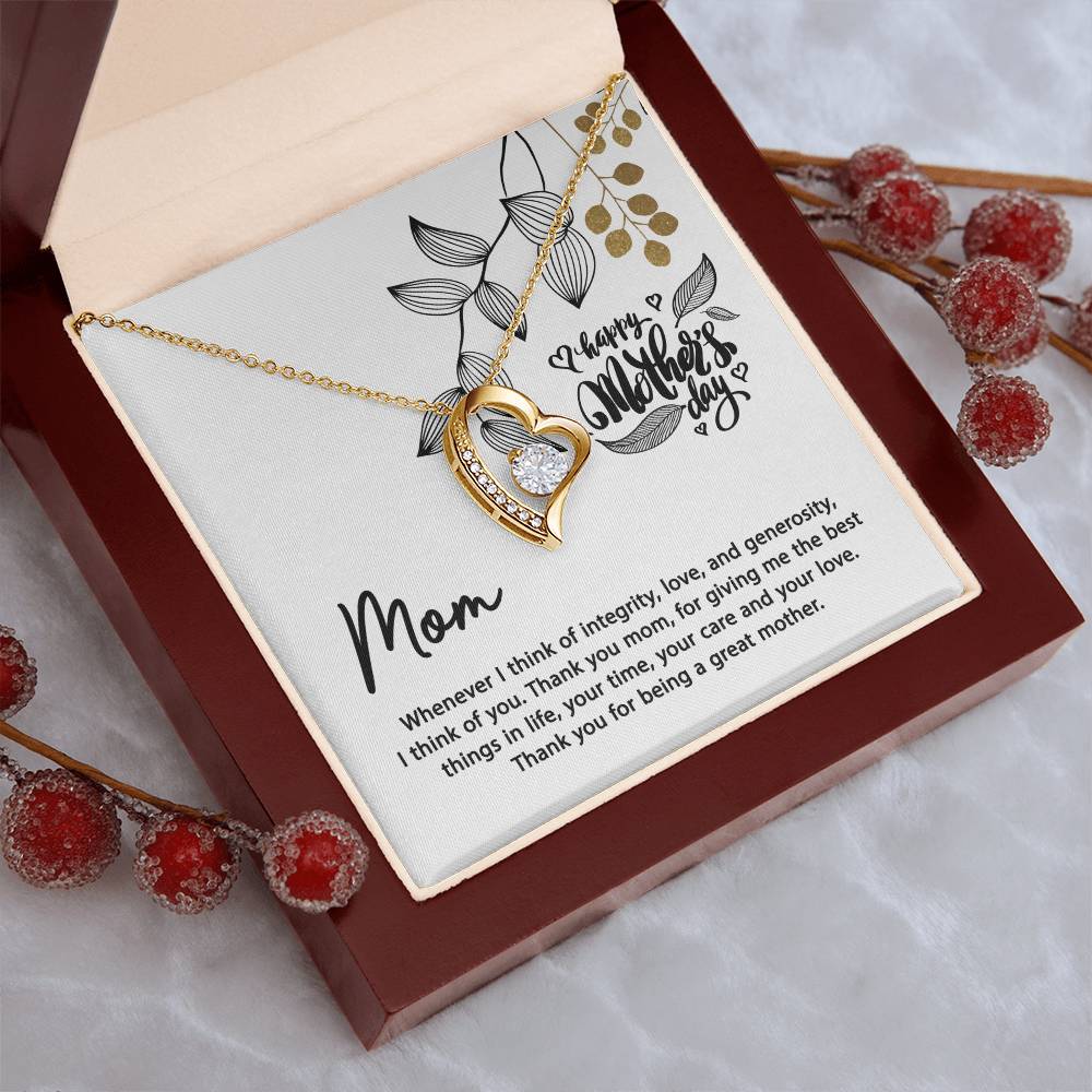 Mother Necklace Customize Gift?? Mother's Day Gift Alluring Necklace Forever Love Necklace