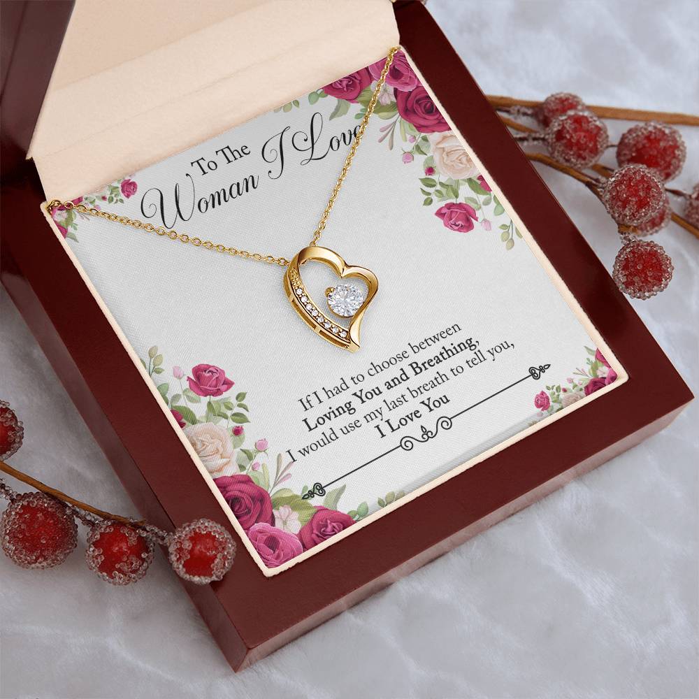To The Woman I Love Forever Love™ Necklace Forever Love Necklace