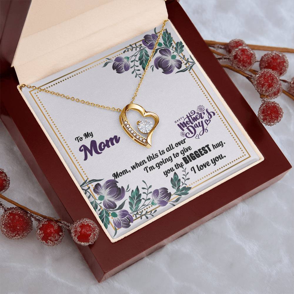 Mother's Day Necklace Necklace For Mom Mother's Day Necklace Best Gift For Mom Mother's Day Gift 2 1 Forever Love Necklace