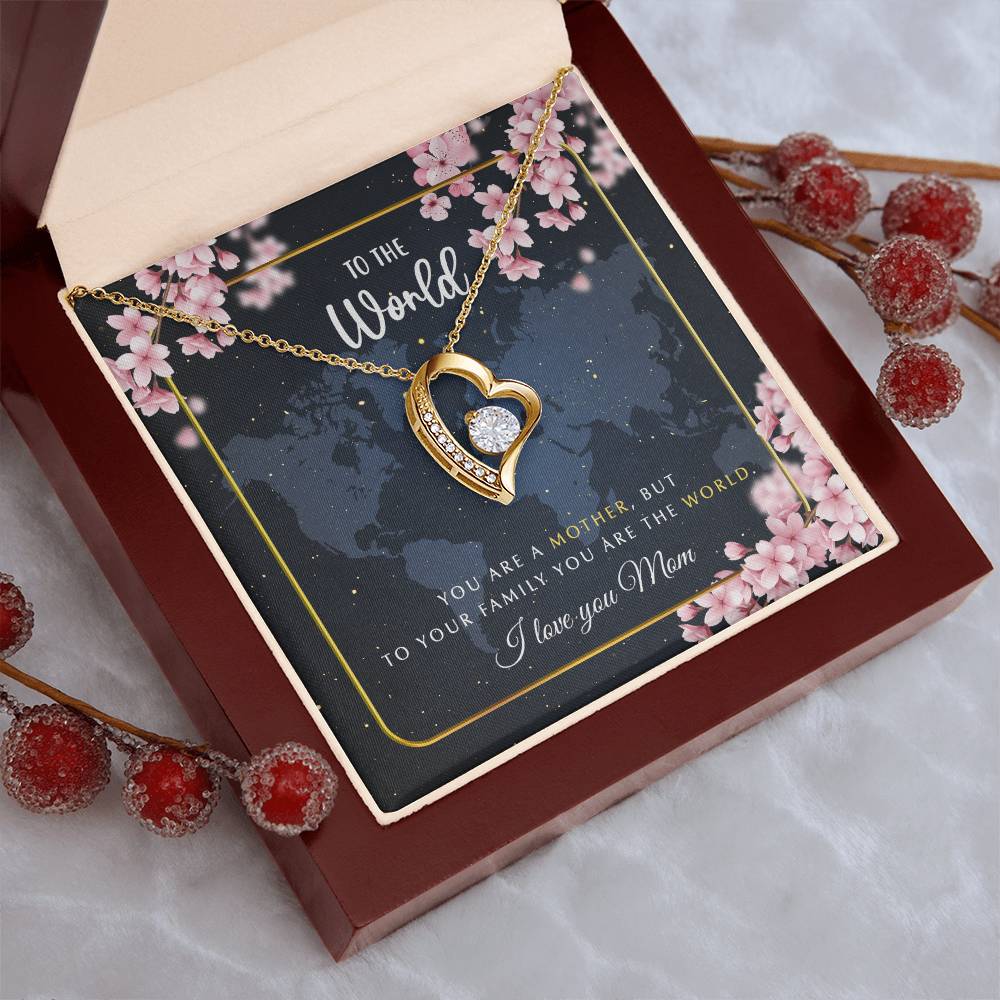 To The World Necklace Forever Love Necklace