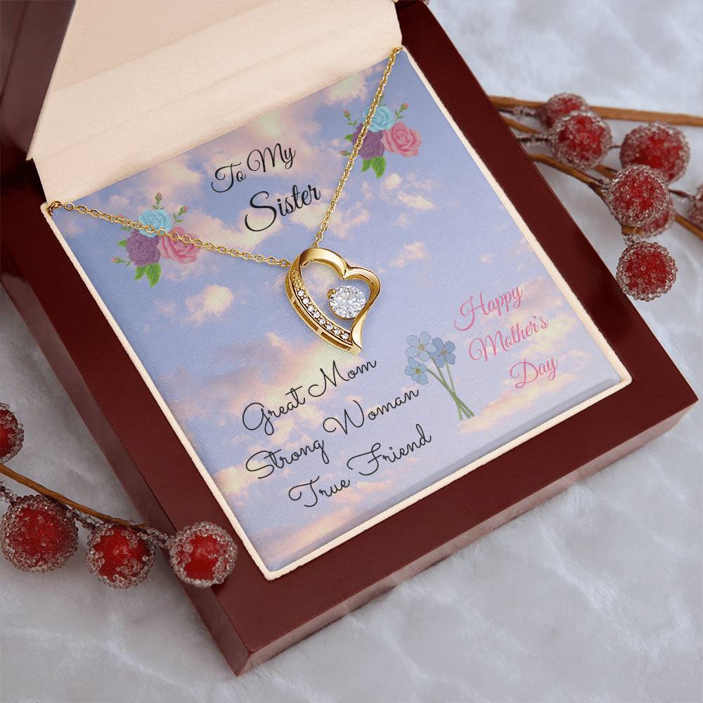 Mother's Day Gift For Sister Forever Love Necklace