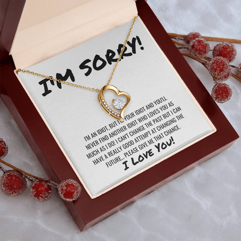 Sorry Apology 1 Forever Love Necklace