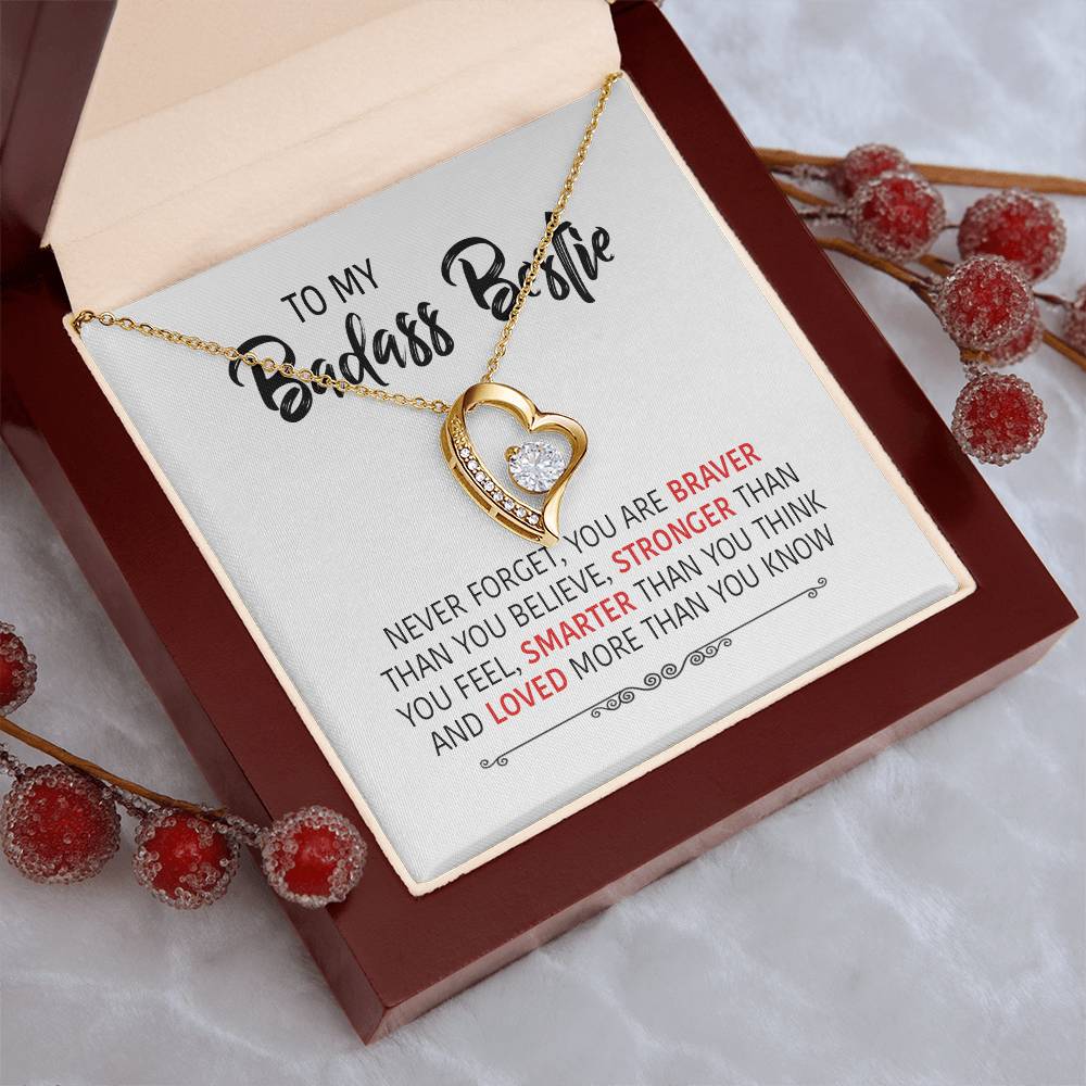 Perfect Gift For Bestie Forever Love Necklace
