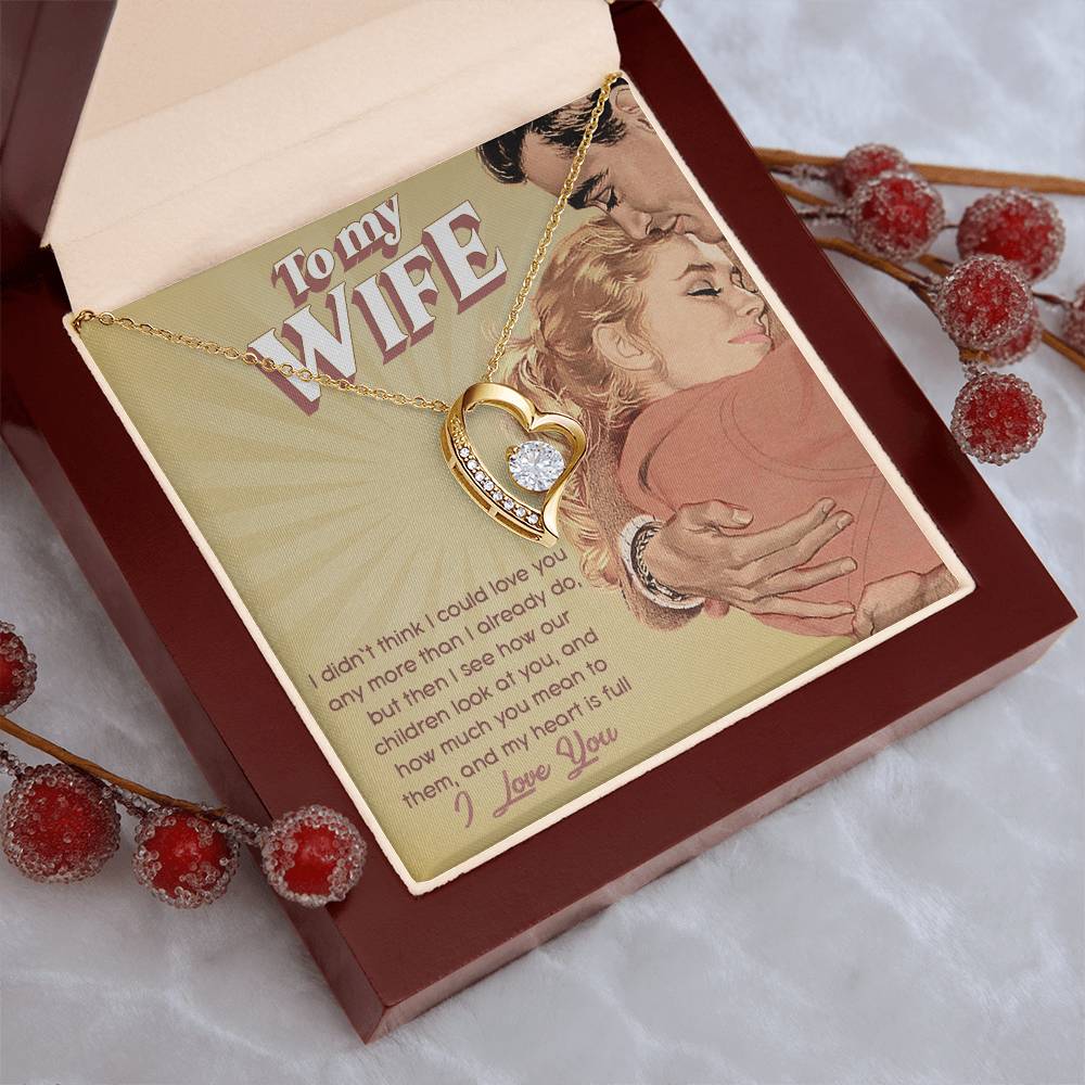 To My Wife - Forever Love Necklace 1 Forever Love Necklace