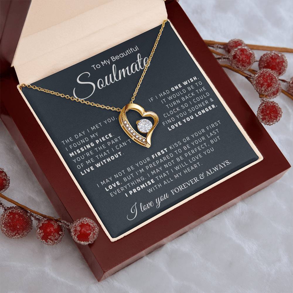 Soulmate - My Missing Piece - Forever Love Necklace Forever Love Necklace