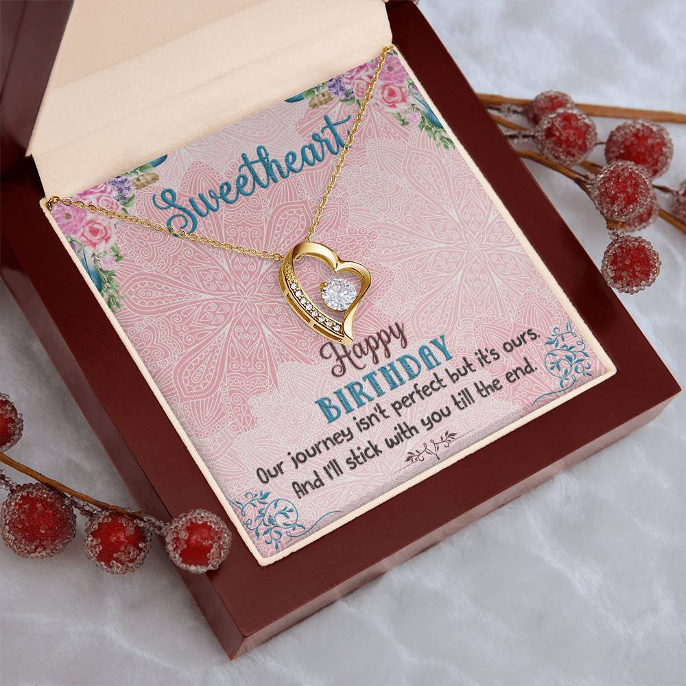 50Th Birthday Gift For Wife Jewelry Gifts For Wife Forever Love Necklace
