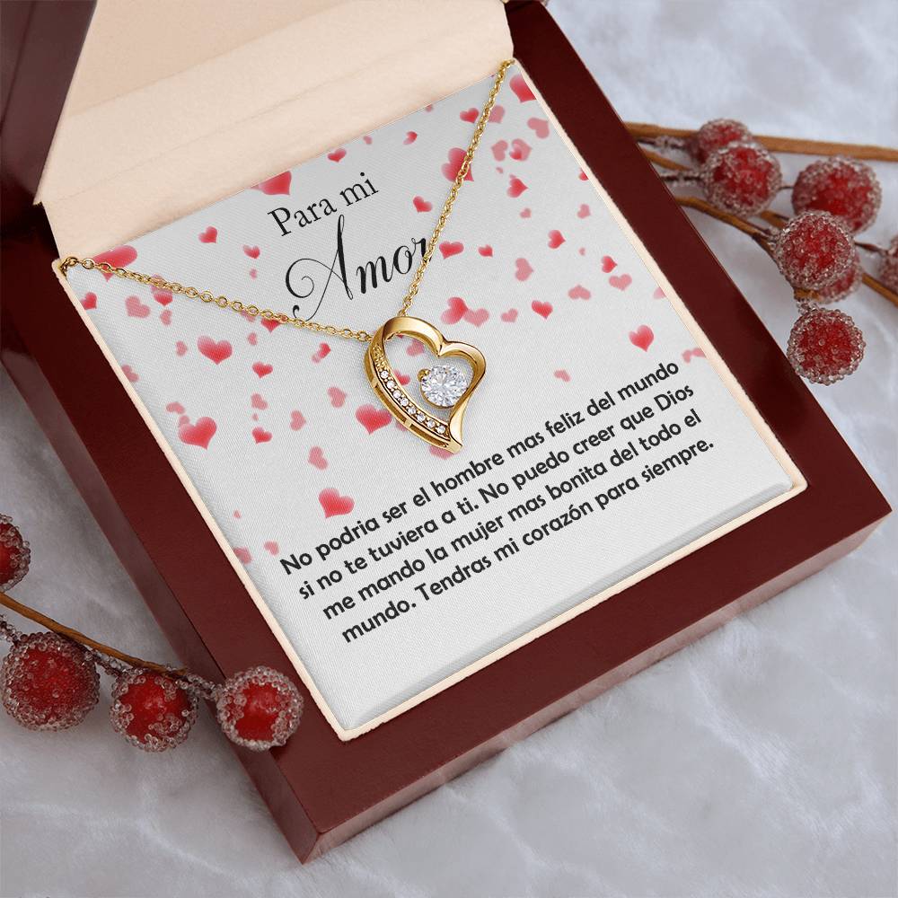 Tendras Mi Corazon Forever Love Necklace