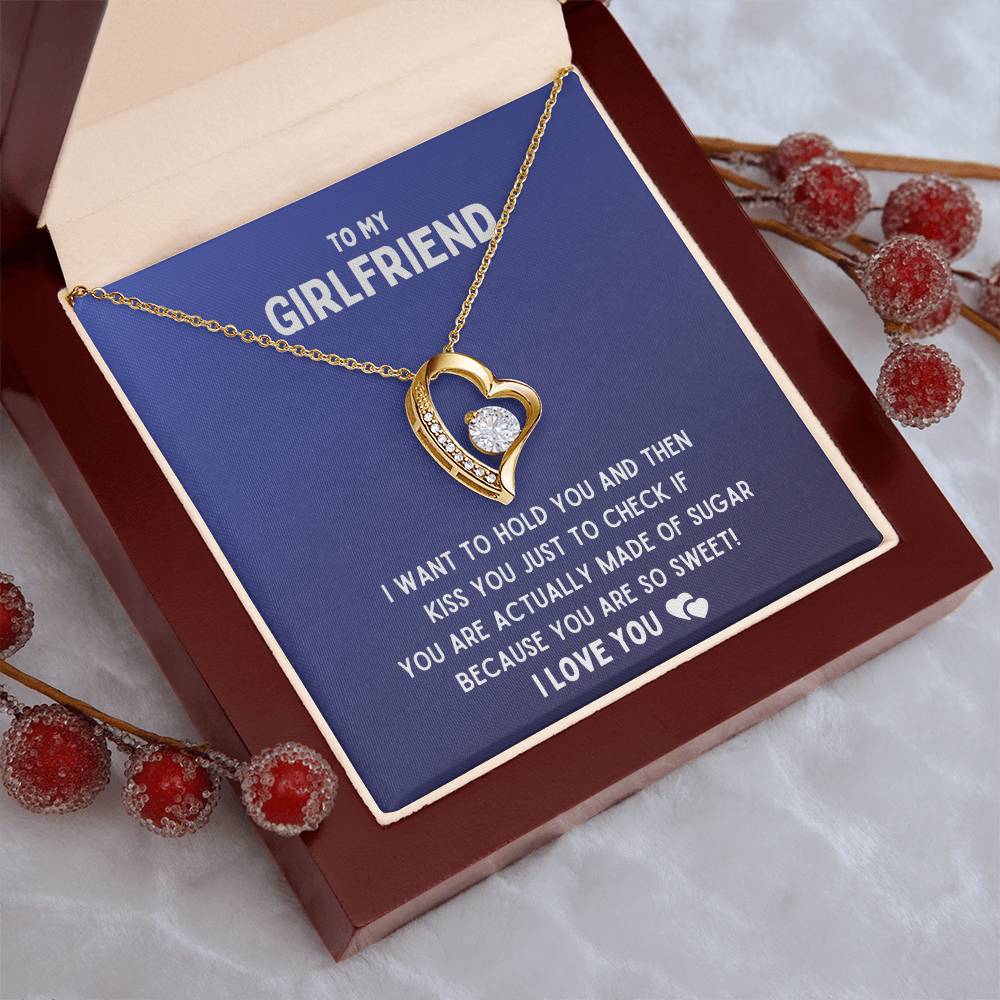 To My Girlfriend You Are So Sweet Necklace 1 Forever Love Necklace