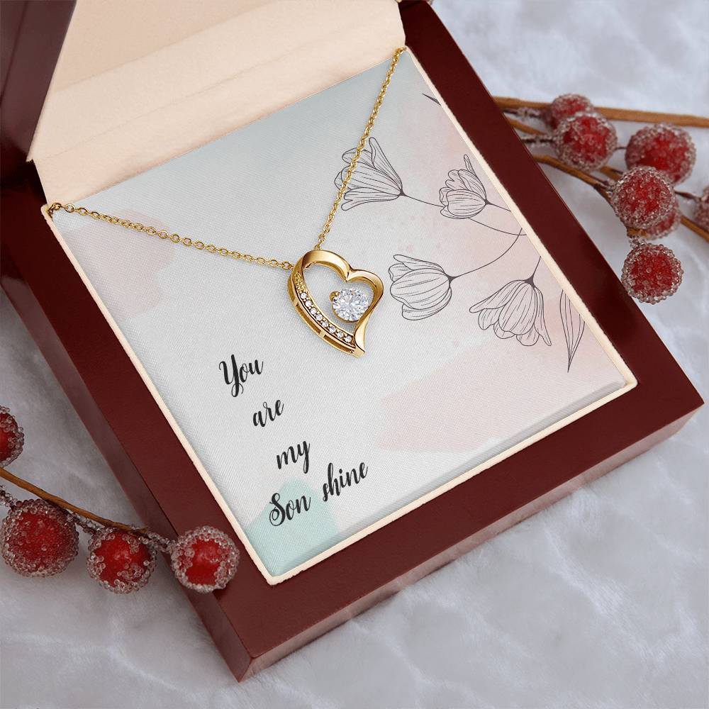You Are My Son Shine 1 Forever Love Necklace