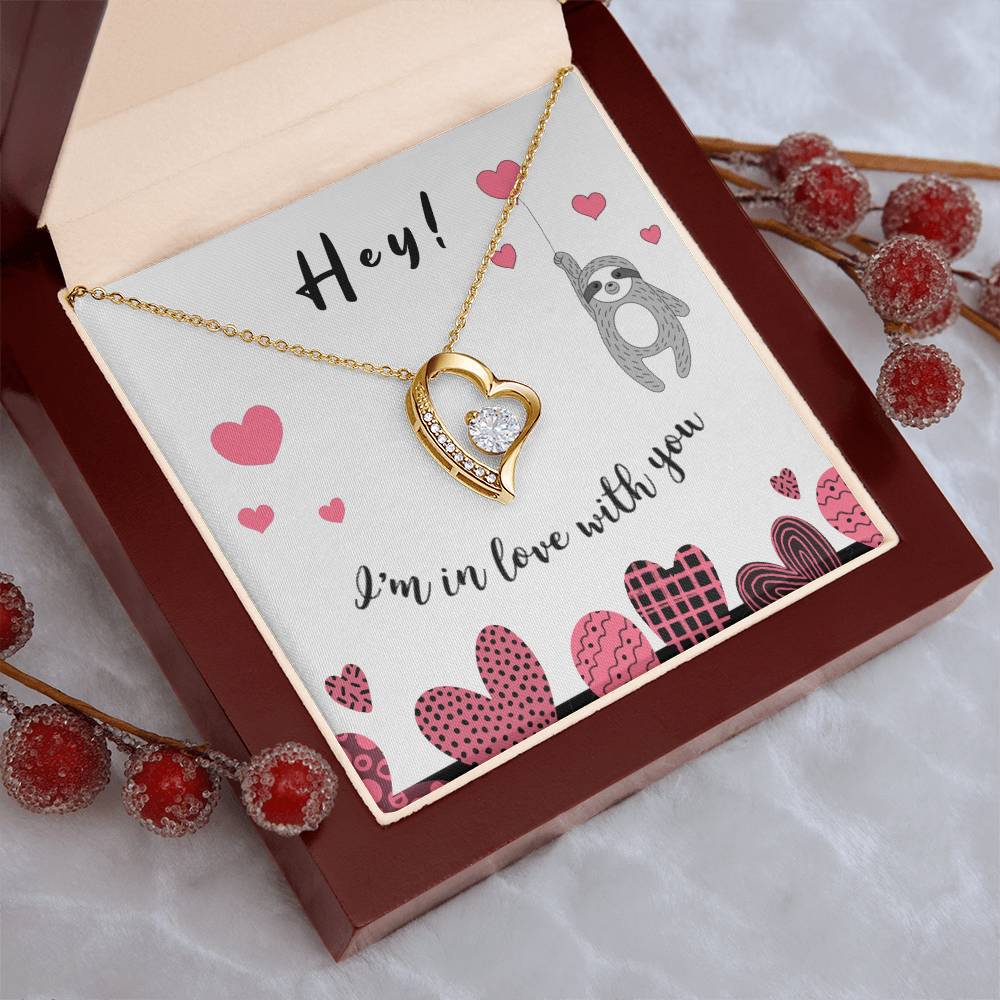 Valentine's Day In Love With You 1 Forever Love Necklace