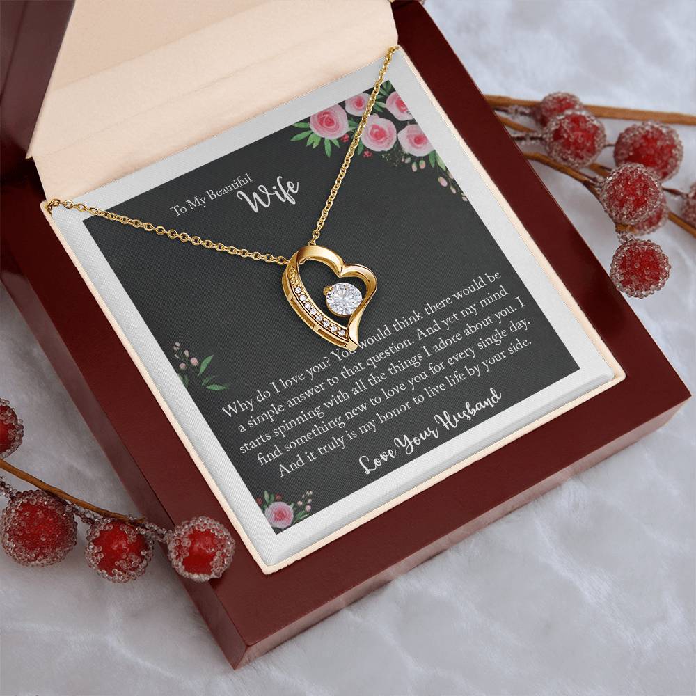 Husband's Love Necklace 3 Forever Love Necklace