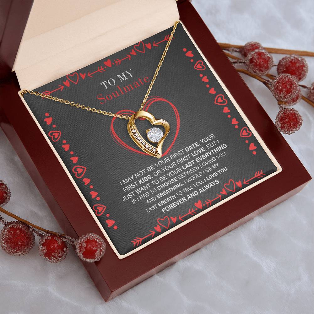 To My Future Wife Forever Love Necklace I May Not Be Your First Date Your First Kiss Necklace 1 Forever Love Necklace