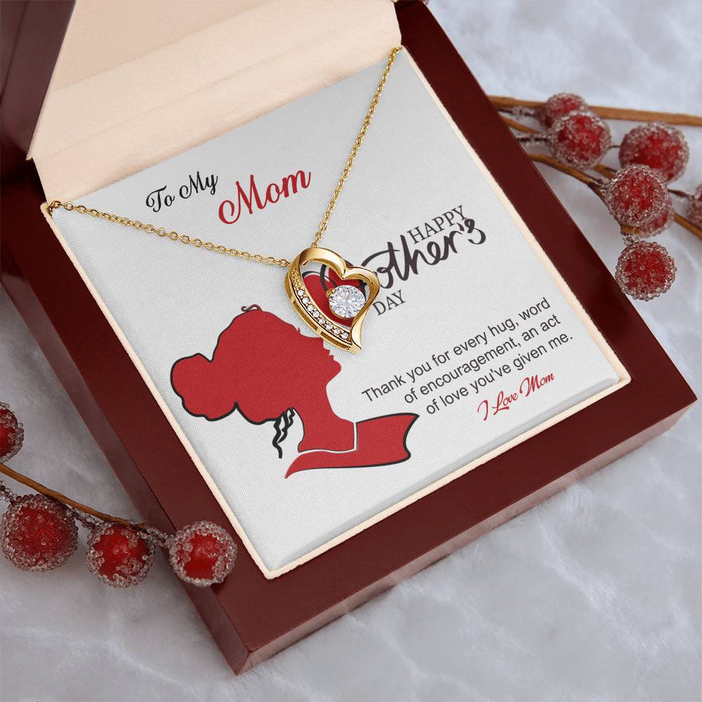 I Love Mom Mother Necklace 1 Forever Love Necklace