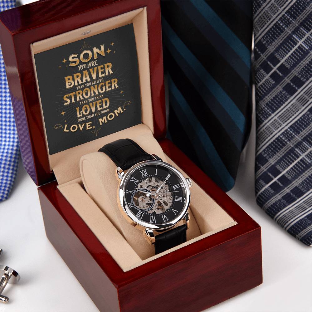 Son - You Are Braver Than You Believe - Openwork Watch