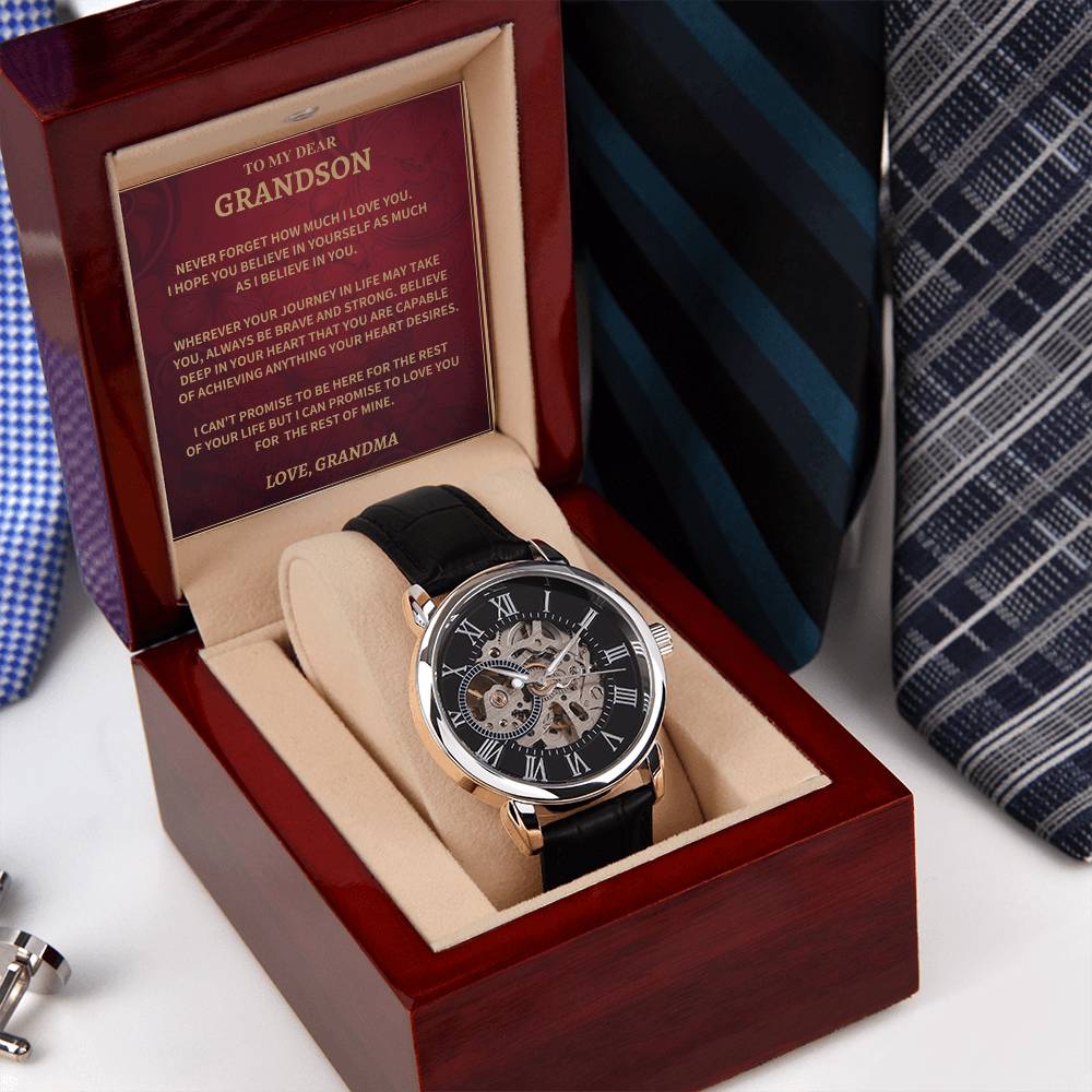 Openwork Watches Grandson Gift