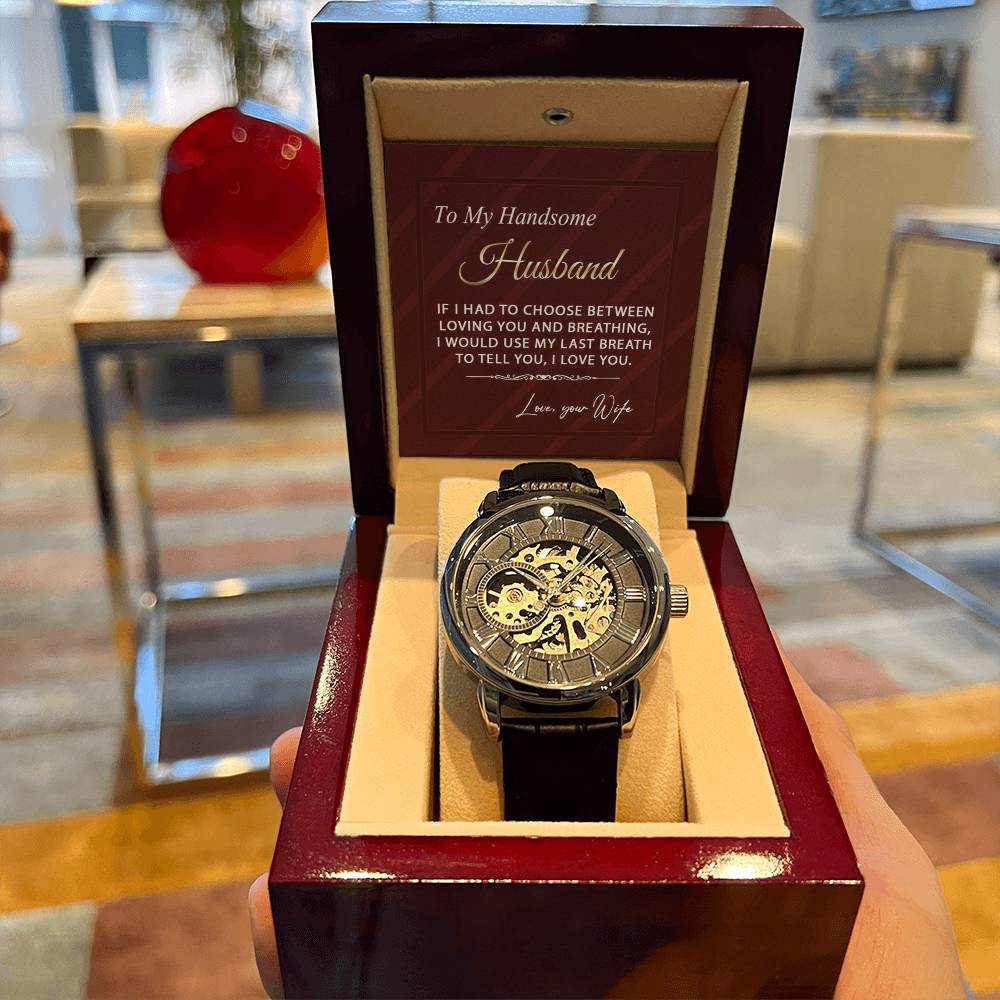 Men's Openwork Watch For Husband