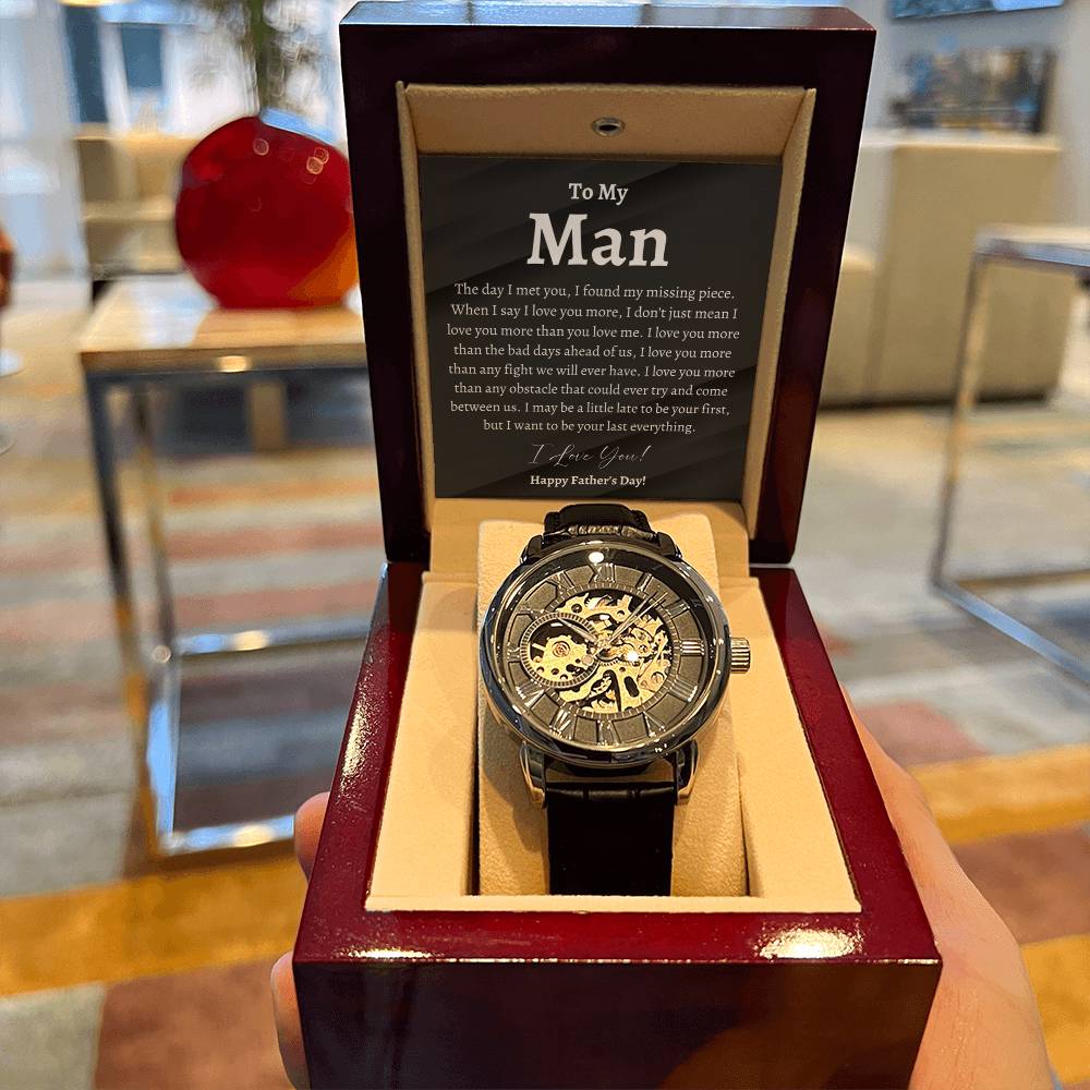 Best Fathers Day Gift For Husband Fathers Day Gifts Ideas Luxury Openwork Watch For Husband Meaningful Sentimental Gift For Husband