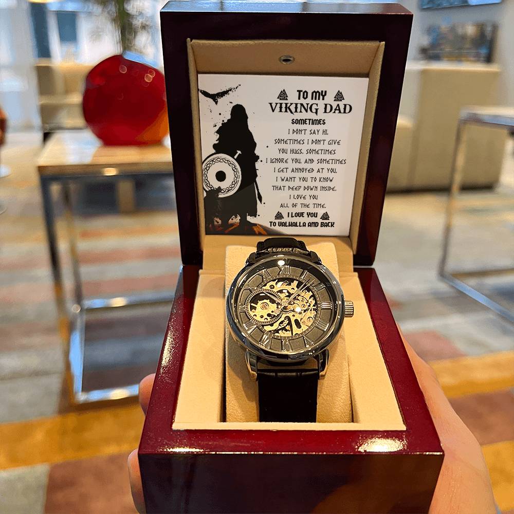 Dad - Deep Down Inside - Openwork Watches