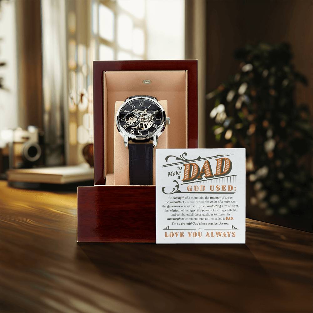 To Make A Dad Forever Love Openwork Watches
