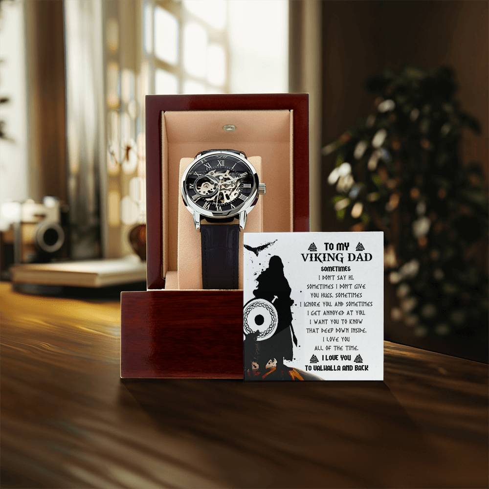 Dad - Deep Down Inside - Openwork Watches