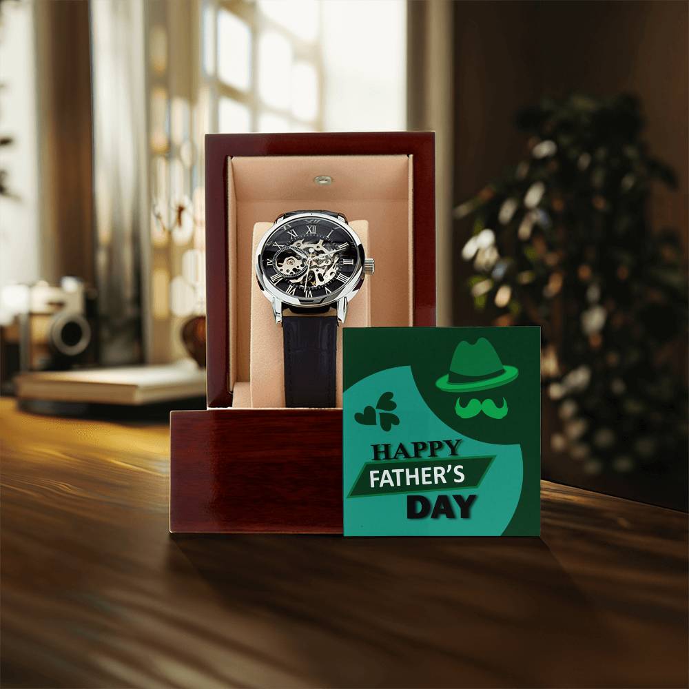 Watch For Dad Father's Day Gift Gift For Dad Father Of The Bride Gift Gift From Son Gift From Daughter Gift For Men To Dad Openwork Watch