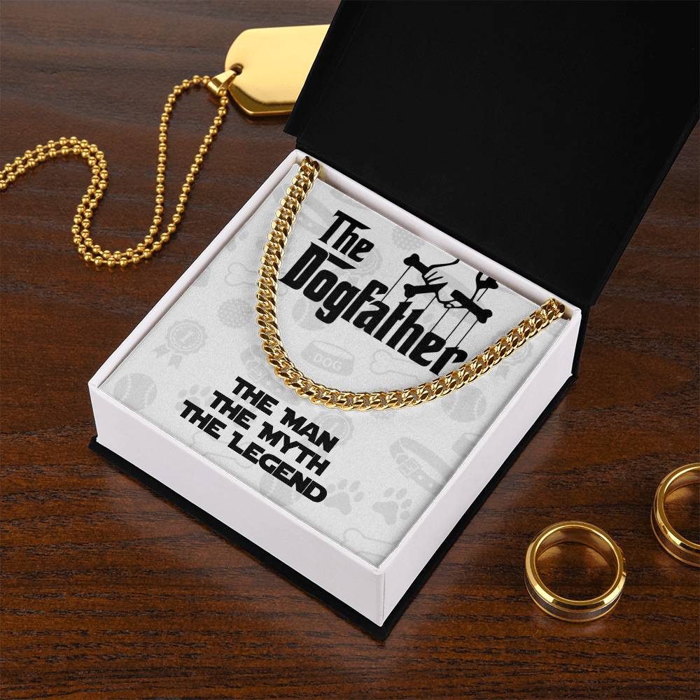Dog Dad Jewelry For Him Necklace For Men Gifts For Dog Lovers Chains For Men Gifts For Boyfriend Link Chain Gifts From Cuban Link Chain