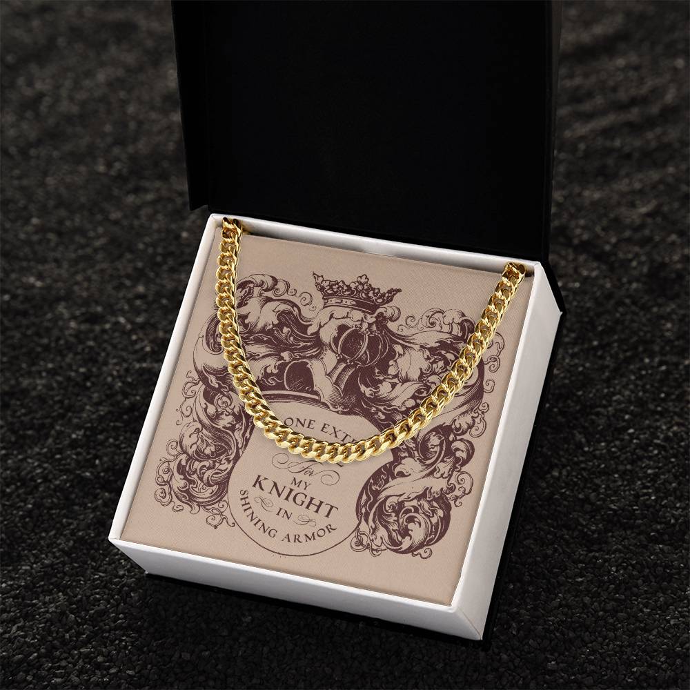 Gift For Army Husband Gift For Police Officer Gift For Militaryboyfriend Cute Romantic Gift For Him Cuban Link Chain