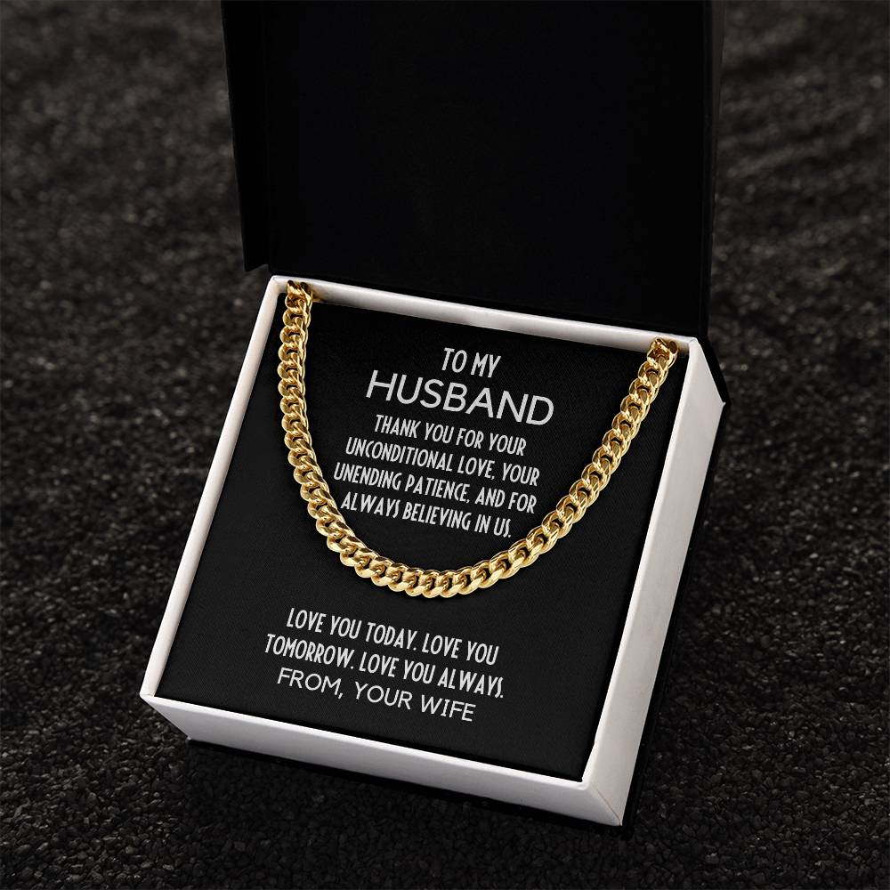 Thank You For Your Love Cuban Chain Cuban Link Chain