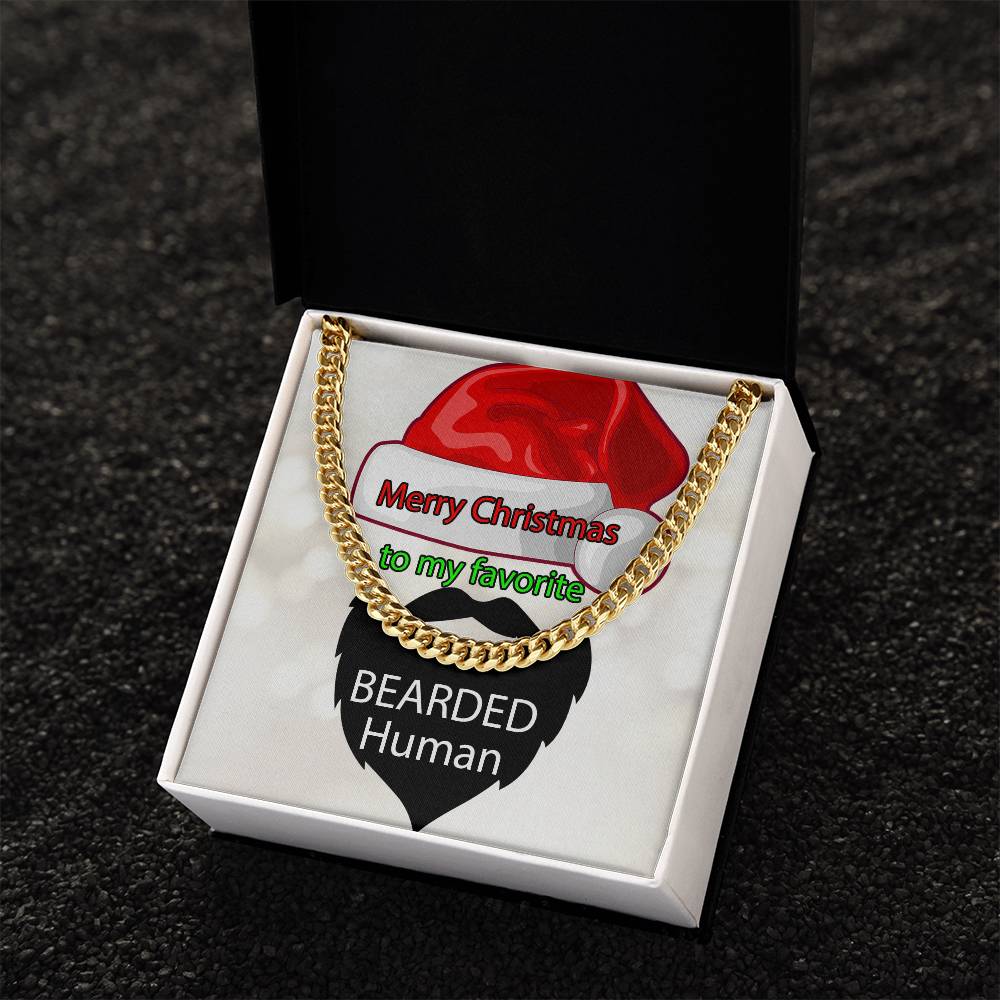 Favorite Bearded Human Cuban Link Chain