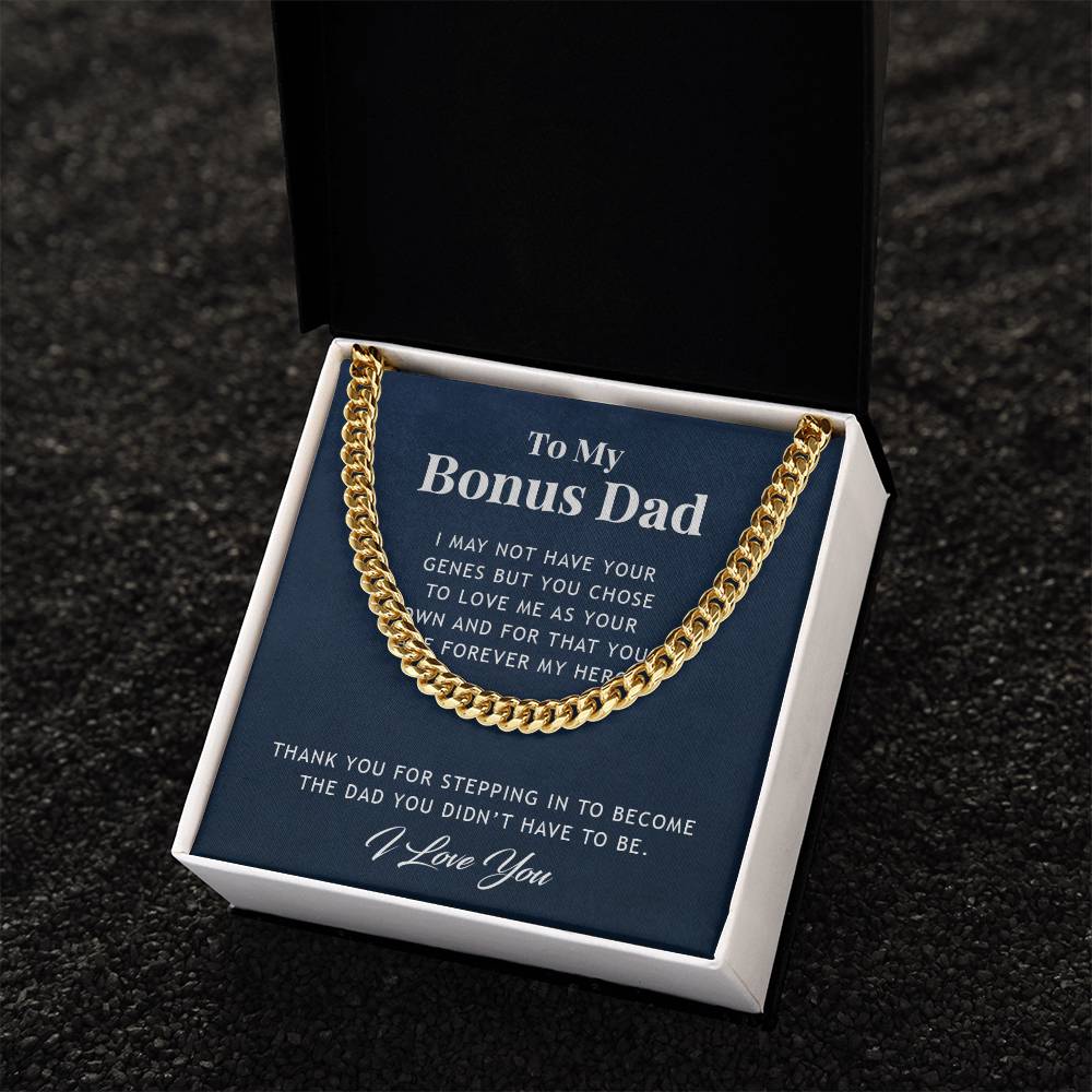 Bonus Dad Special Gift - Link Chain Necklace Cuban Link Chain