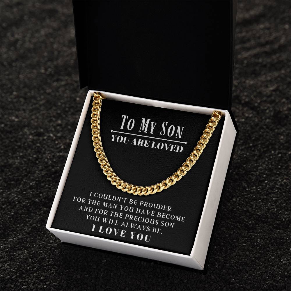 Happy Birthday! Or Just To Say I Love You - Cuban Link Chain Necklace Fs-01
