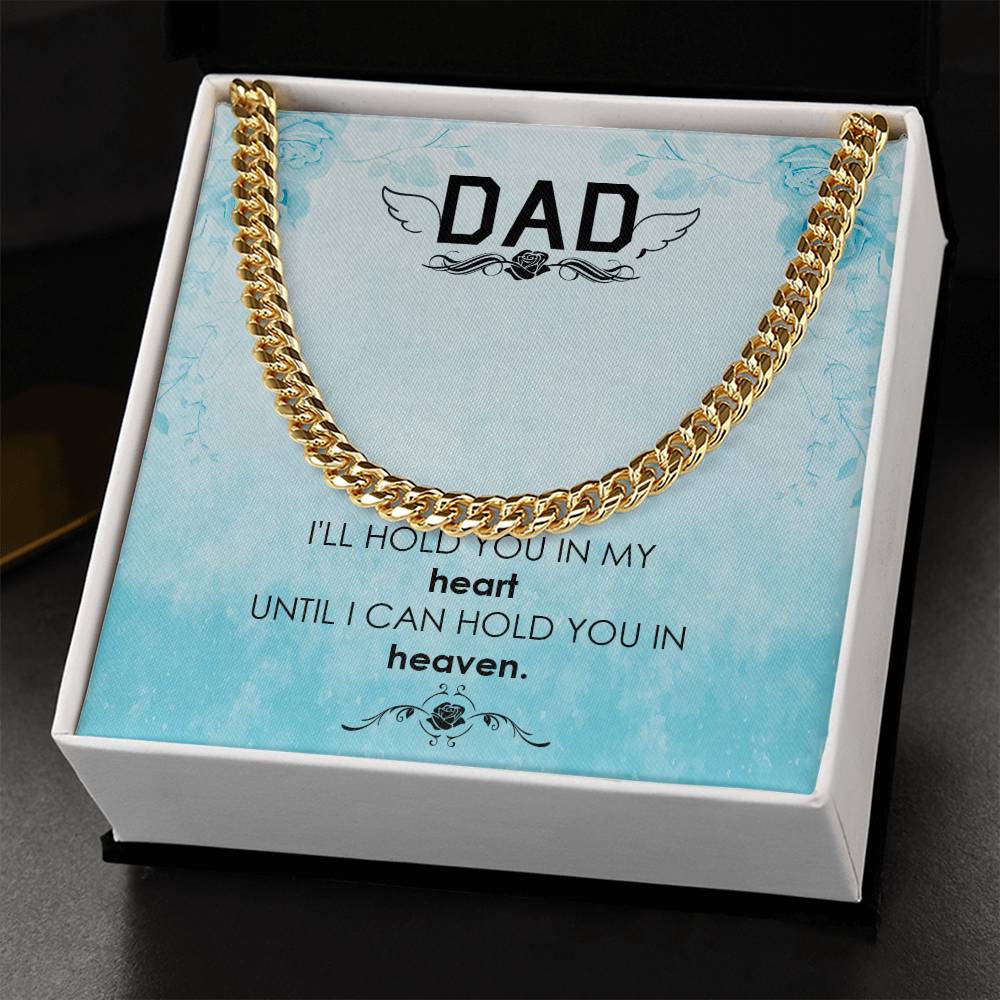 Love You Dad Cuban Link Chain
