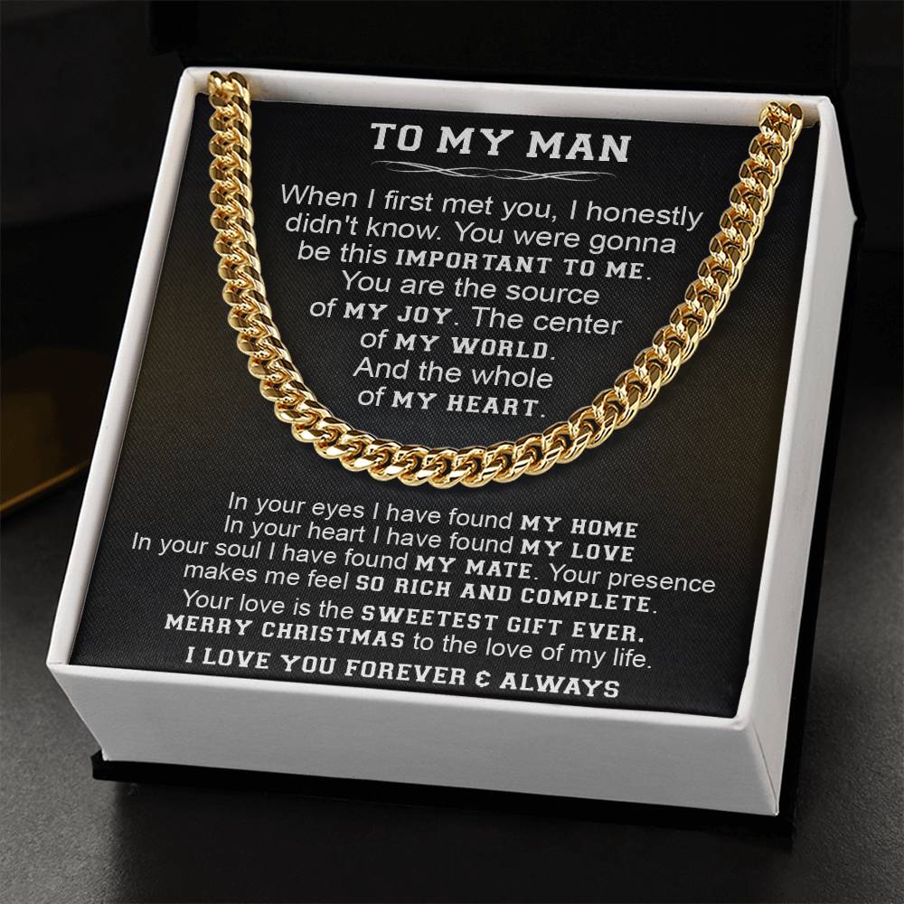 Gift For Your Man - Honest - Cuban Link Cuban Link Chain