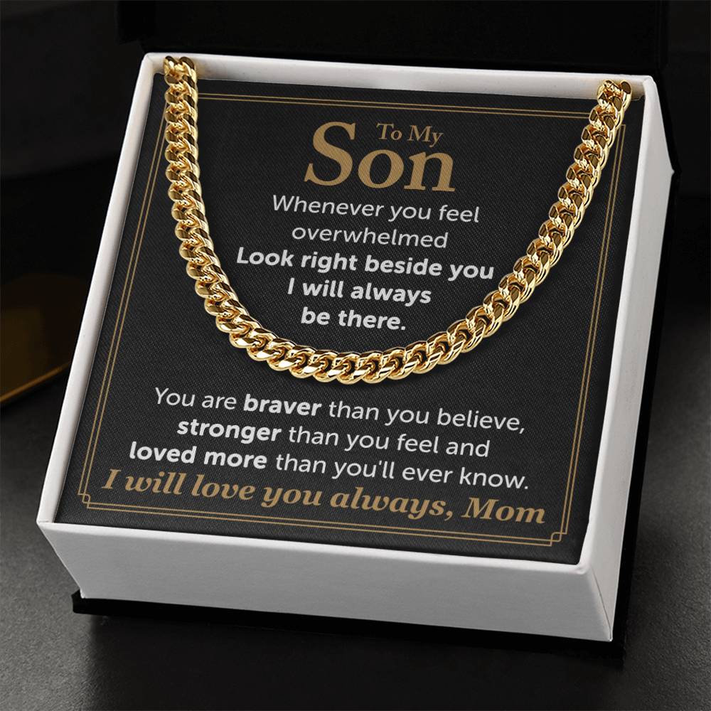 Perfect Gift For Son Cuban Link Chain