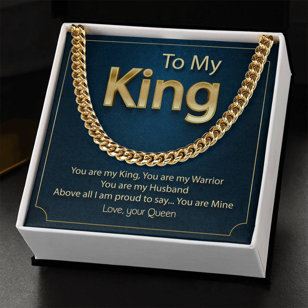 My King - Link Chain Necklace Cuban Link Chain