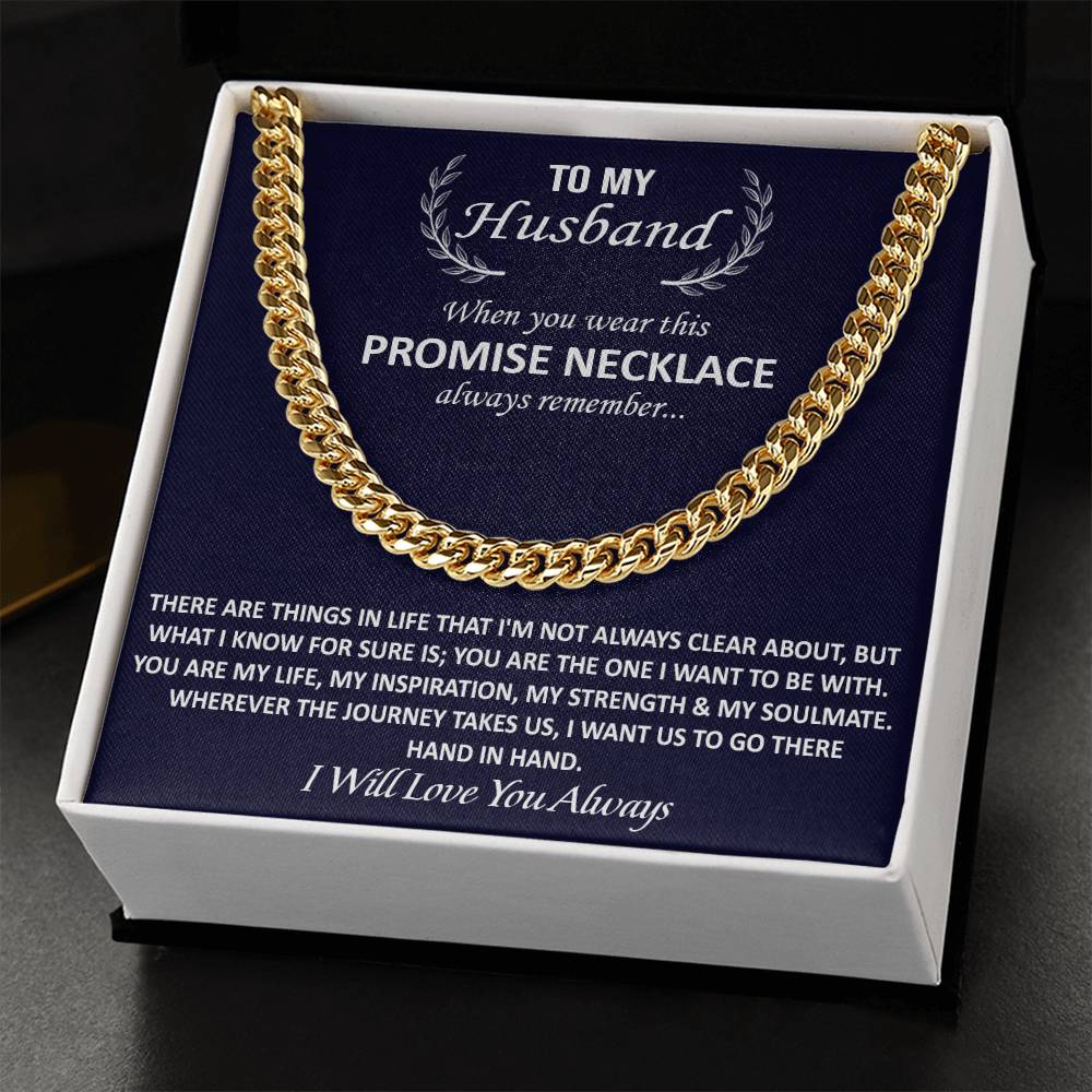 Gift For Husband - Be With You - Cuban Link Cuban Link Chain