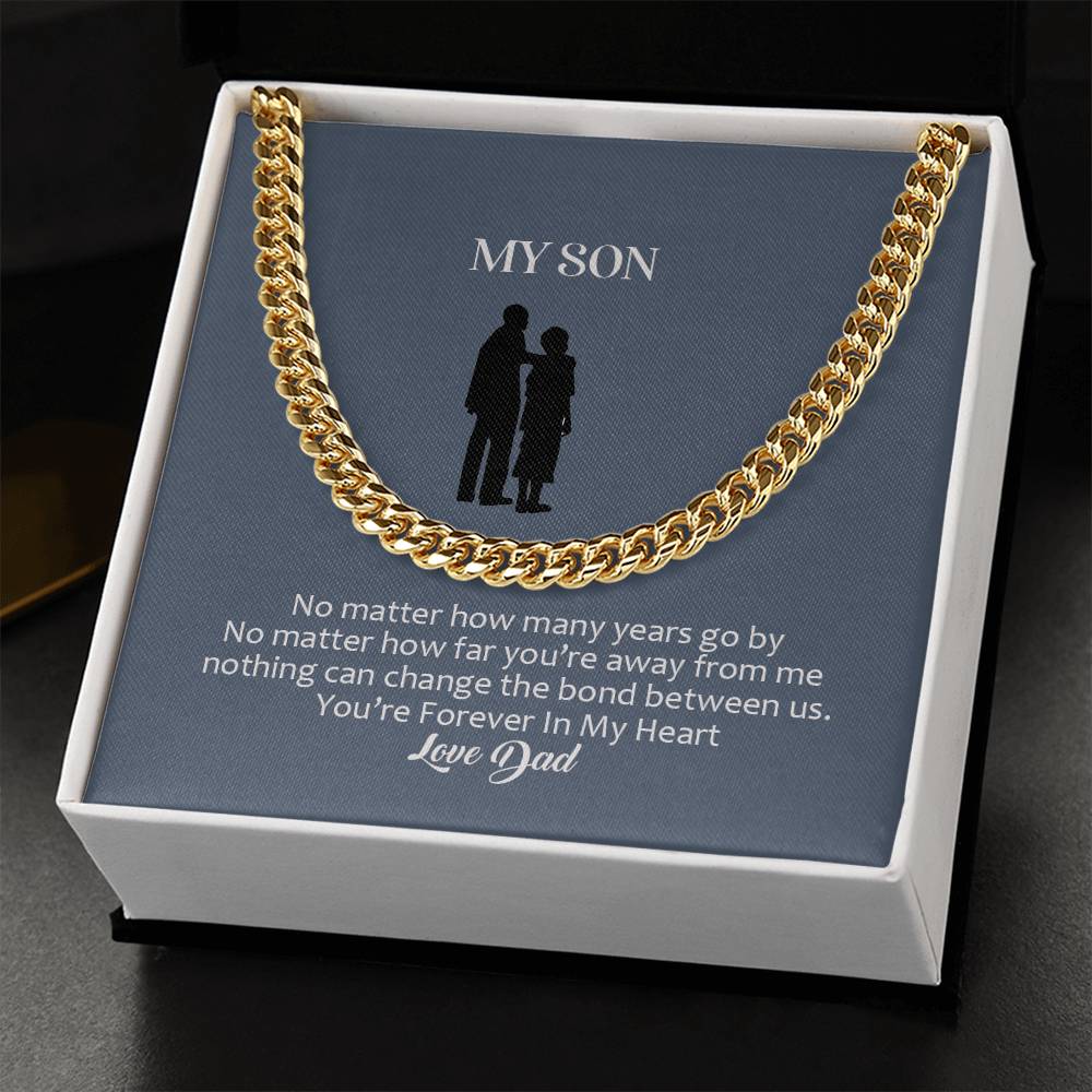Gift For Son - Cuban Chain Link - Christmas Gift For Son Cuban Link Chain