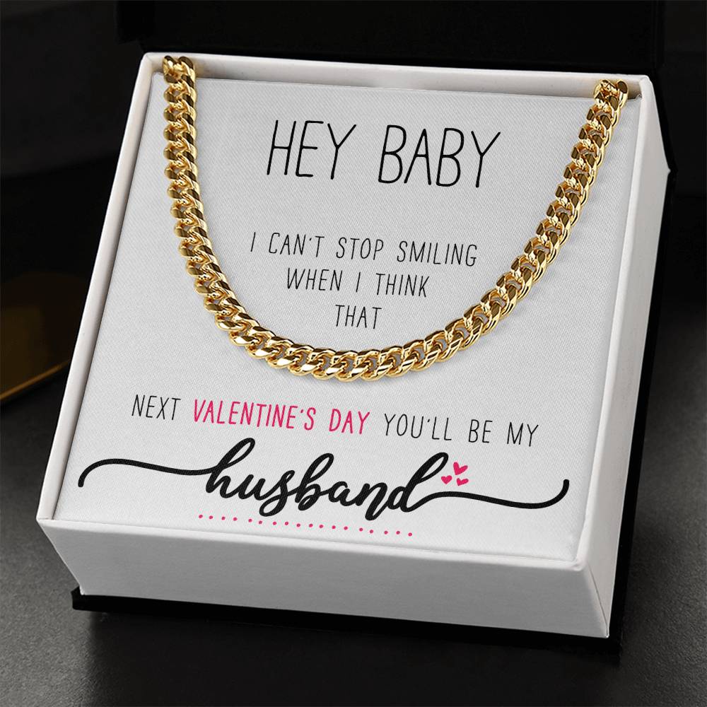 To My Future Husband Promise Necklace Husband To Be Valentines Gifts Wedding Gift For Husband Husband To Be Gifts On W Cuban Link Chain