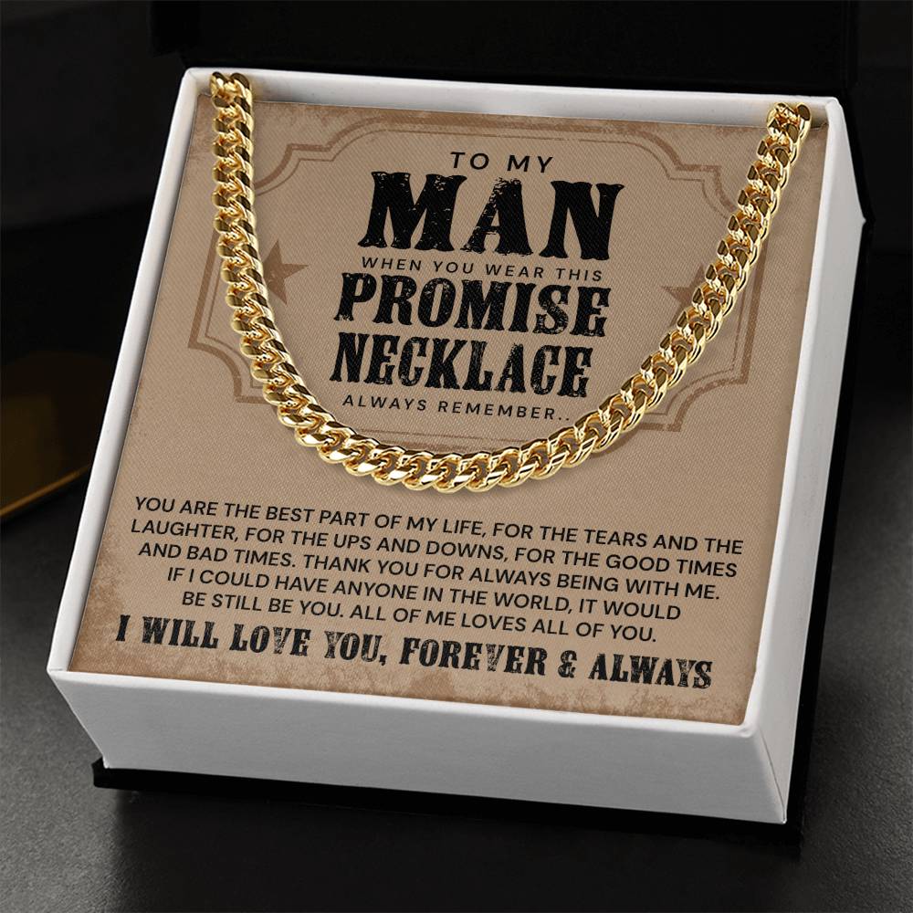 You Are The Best Part Of My Life - Cuban Link Chain Necklace