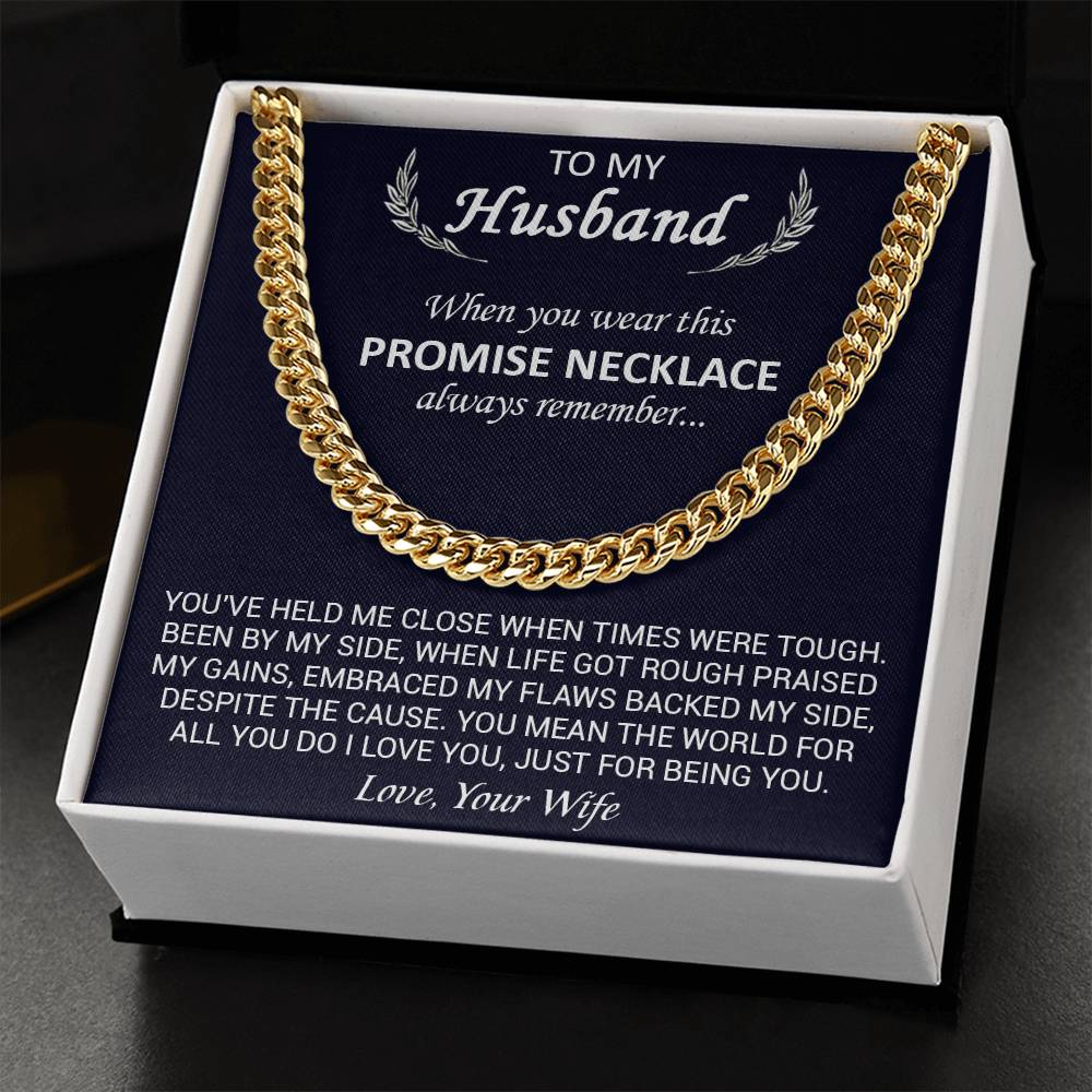 Gift For Husband - Praise My Gains - Cuban Cuban Link Chain