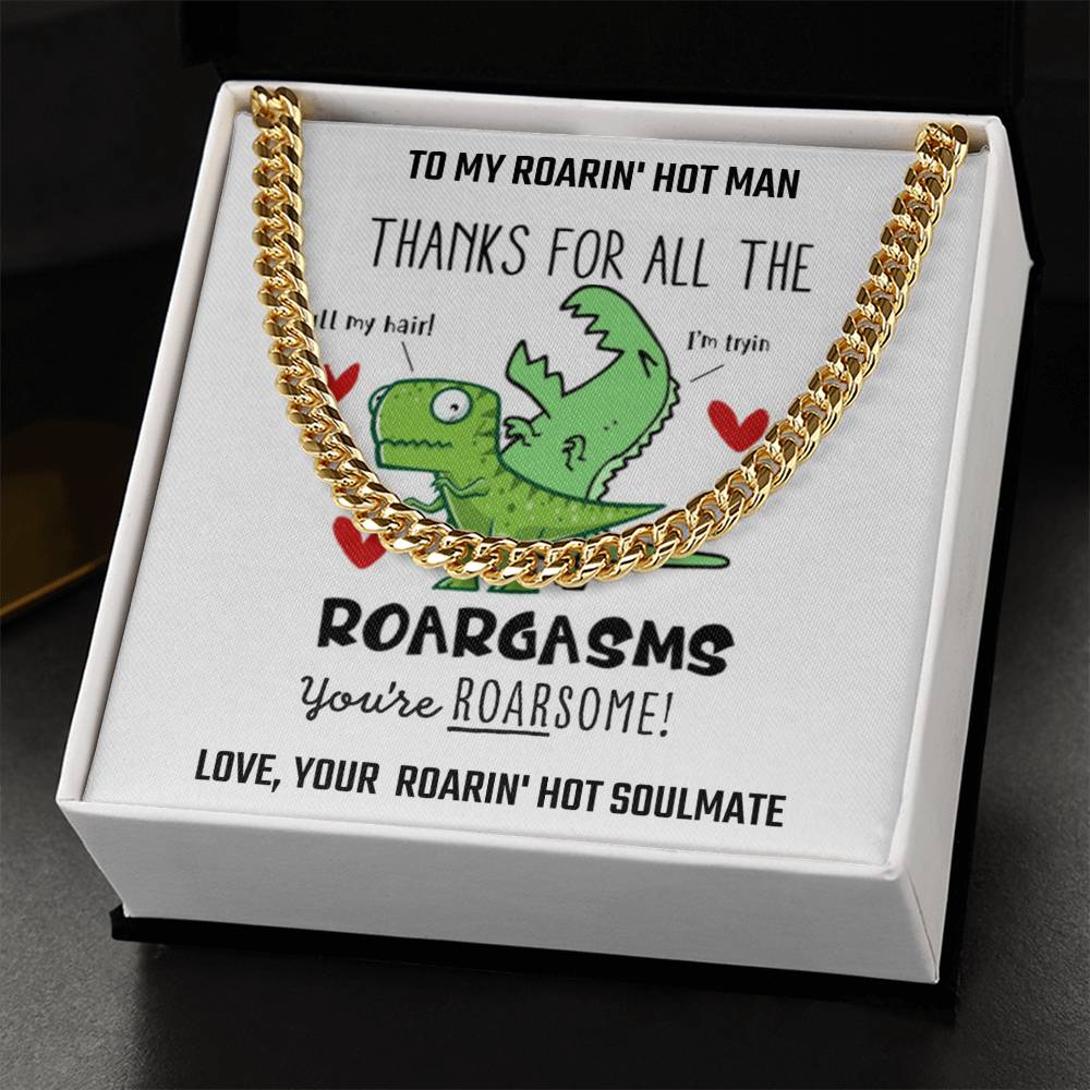 Hilarious Valentine Gift For Your Man Cuban Link Chain