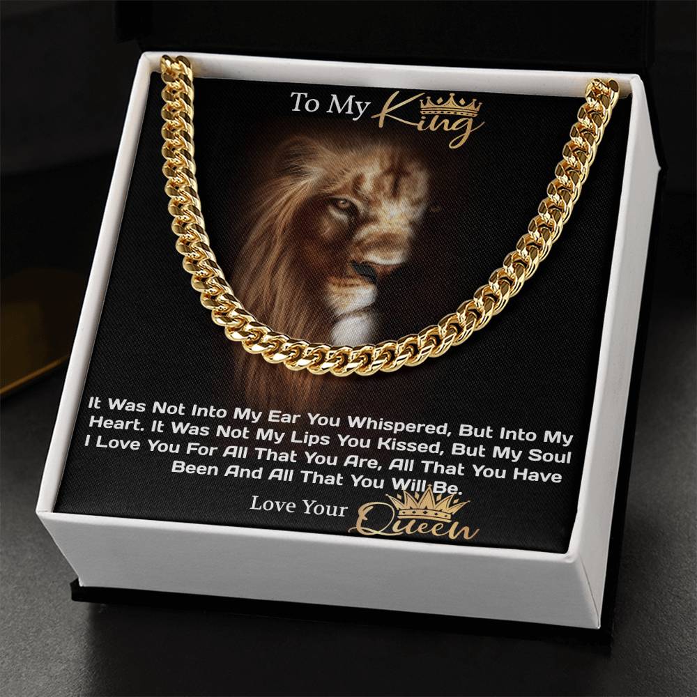 Love Of A King Cuban Link Chain