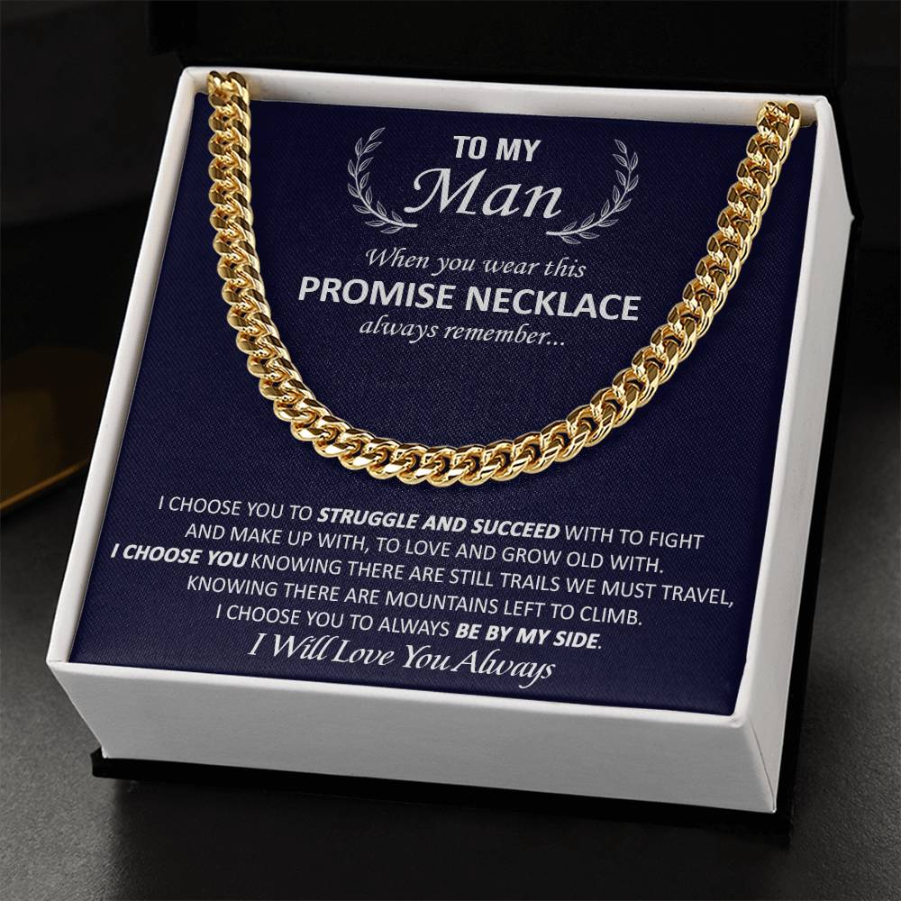 Gift For Your Man - Promise - Cuban Link Cuban Link Chain