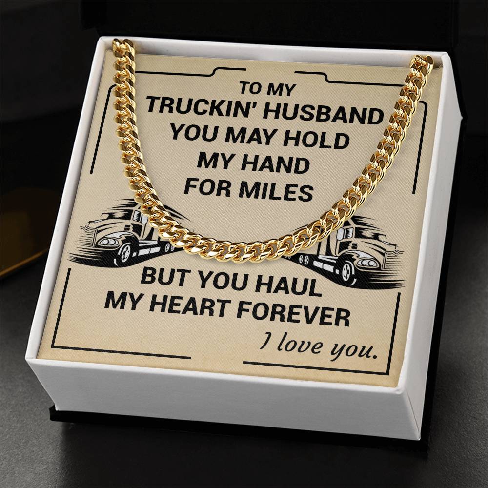 You Haul My Heart Forever Cuban Link Chain