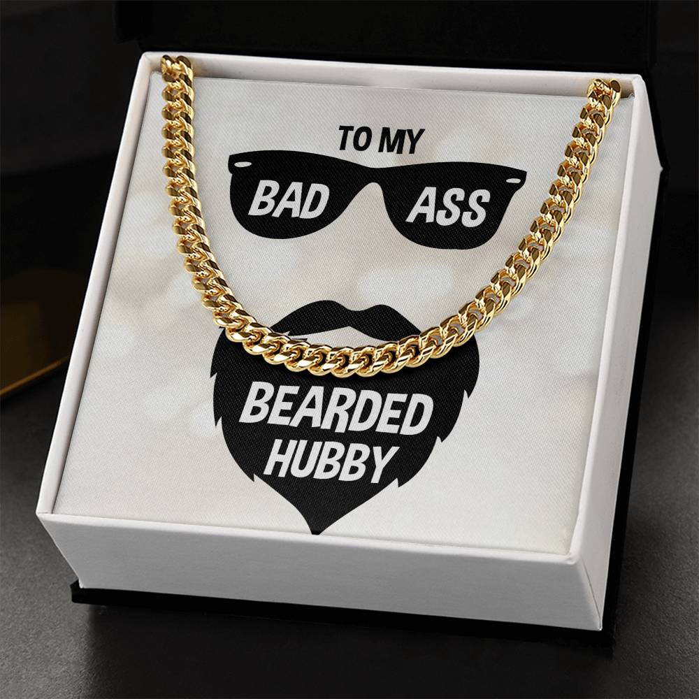 Cuban Link Chain Necklace - Gifts For Him Gifts For Bearded Hubby Birthday Anniversary