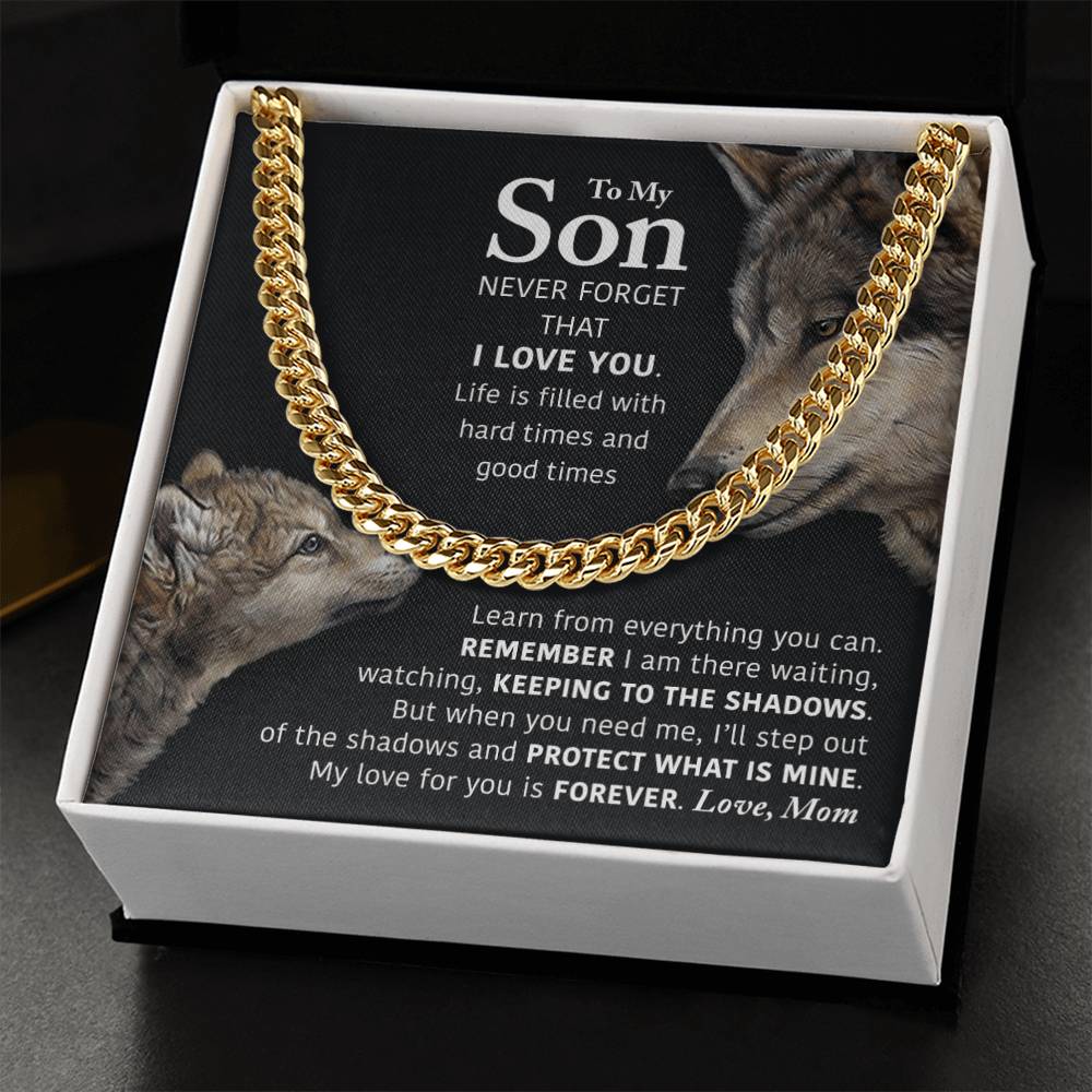 My Son - Keeping To The Shadows Cuban Link Chain